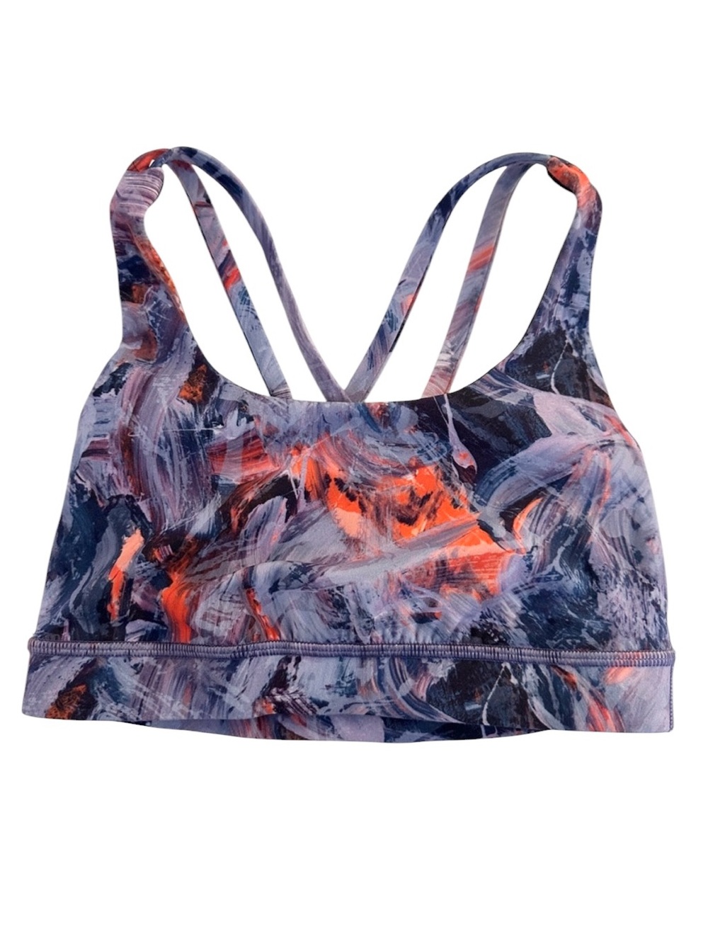 Lululemon Energy‎ Bra Support B to D Cups Atmospheric Purple Mult Sports Bra 2
